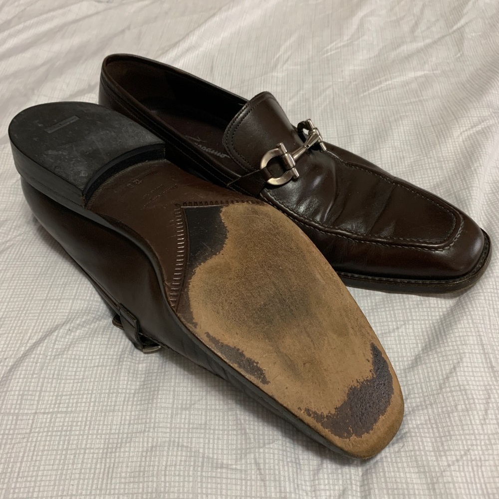 Salvatore Ferragamo Brown Loafers